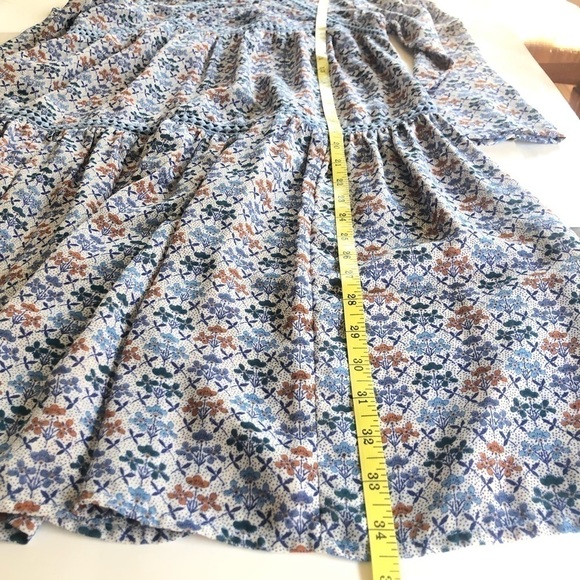 Anthropologie Holding Horses Betony Swing Crochet Prairie Floral Dress Sz 0/UK 4 - Picture 14 of 15